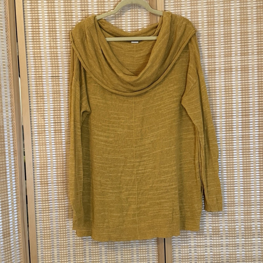 WILD PEARL Womens L Light Sweater Boat Neck Oversized Boho‎ Streetwear Office